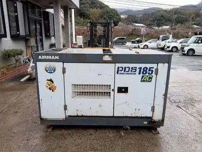 AIRMAN PDS185SC-5C5 Y2016 #B4C5C50131 中古引擎式空壓機實機照片